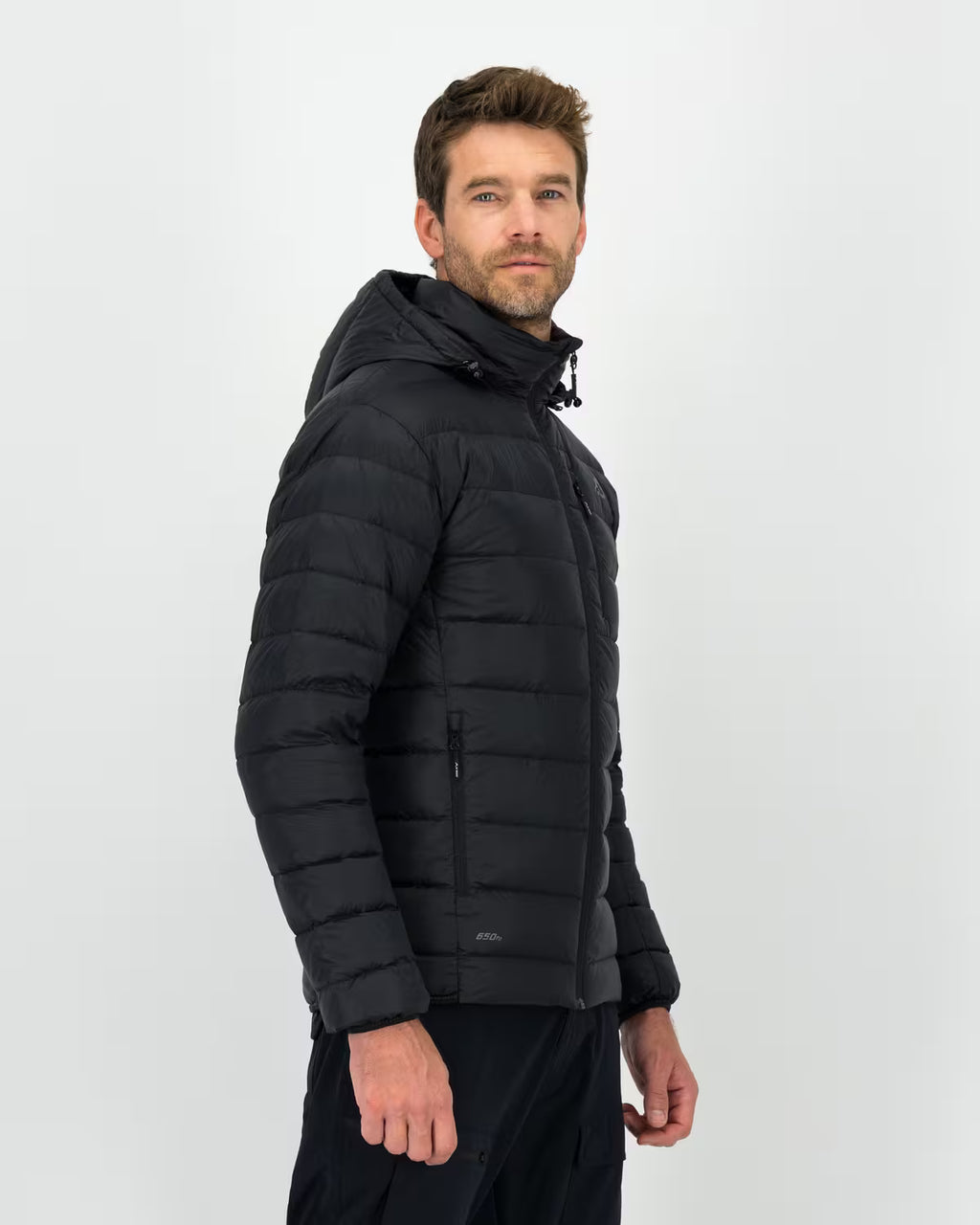 K-WAY Men’s Logan Down Hooded Puffer Jacket