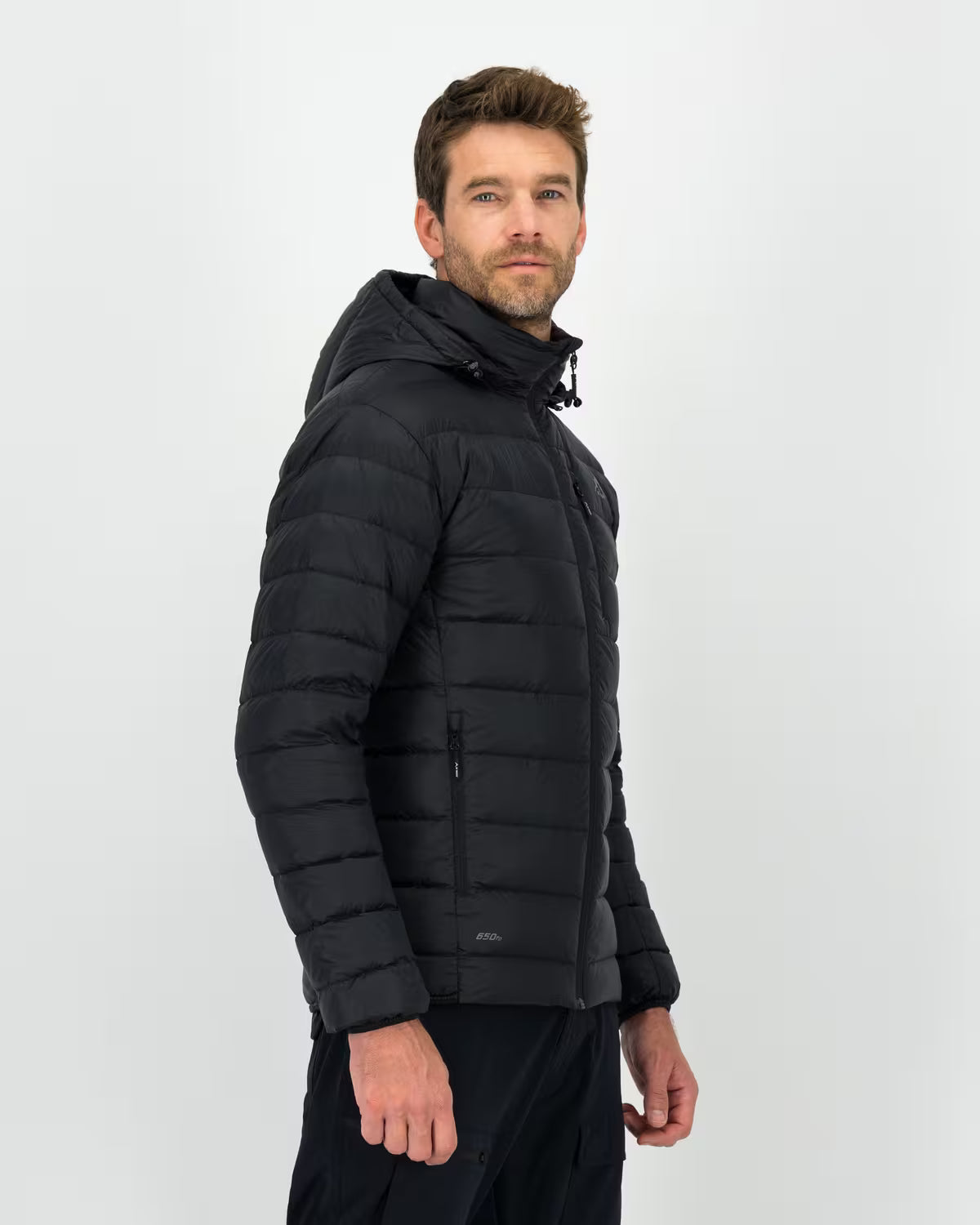 K-WAY Men’s Logan Down Hooded Puffer Jacket