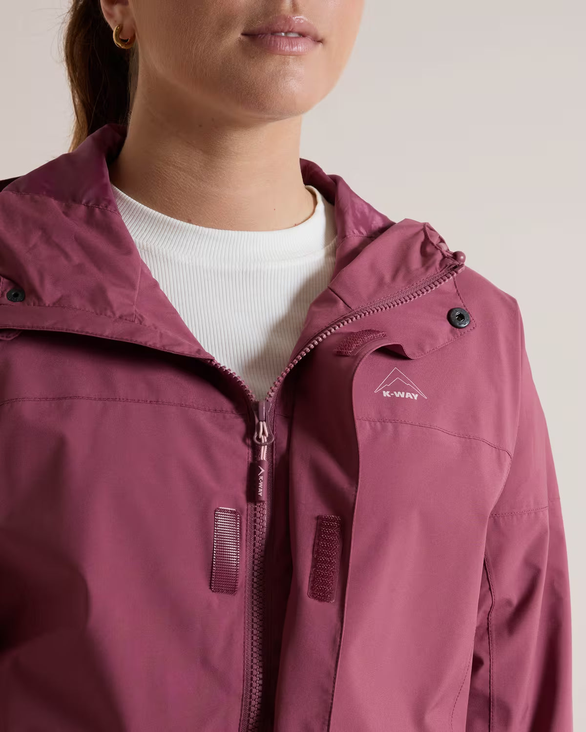 K-Way Women's Cloudburst Waterproof Jacket