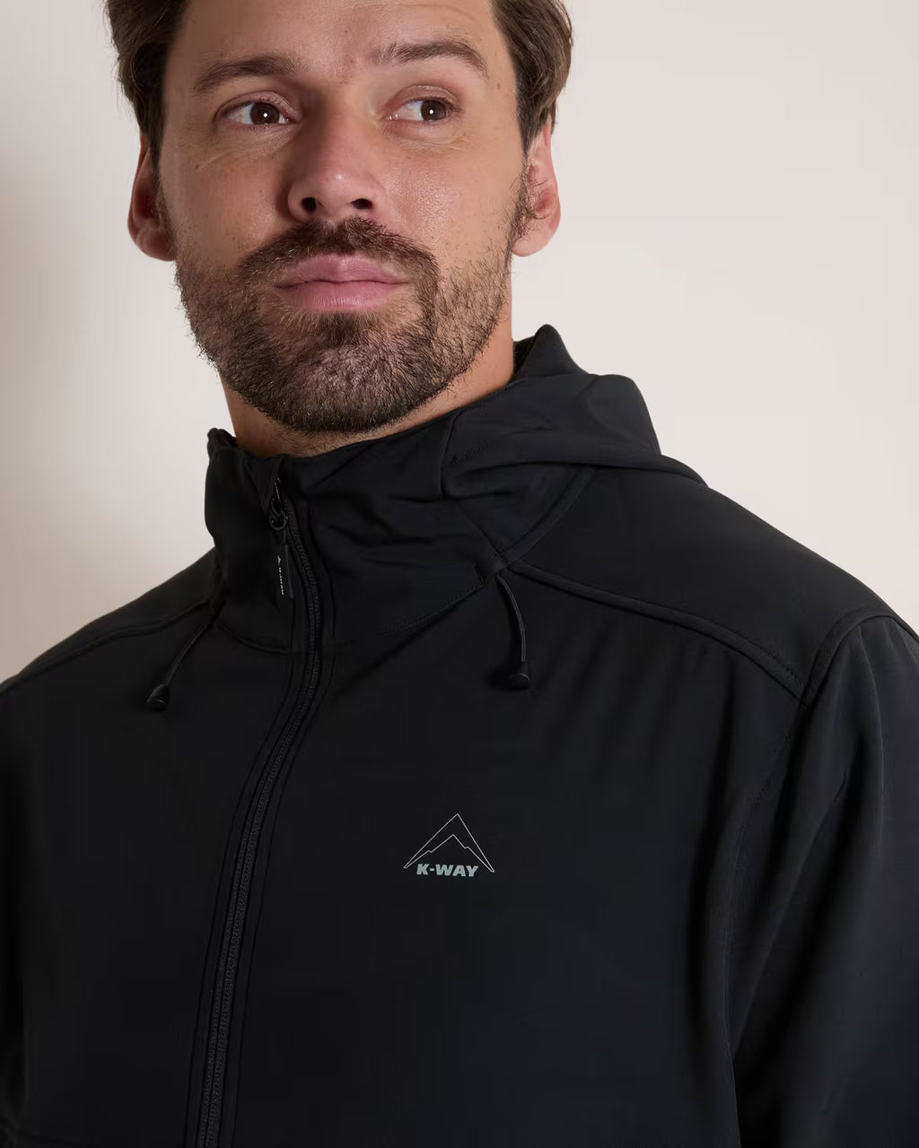 K-WAY Men's Aiden 2-Ply Softshell Jacket