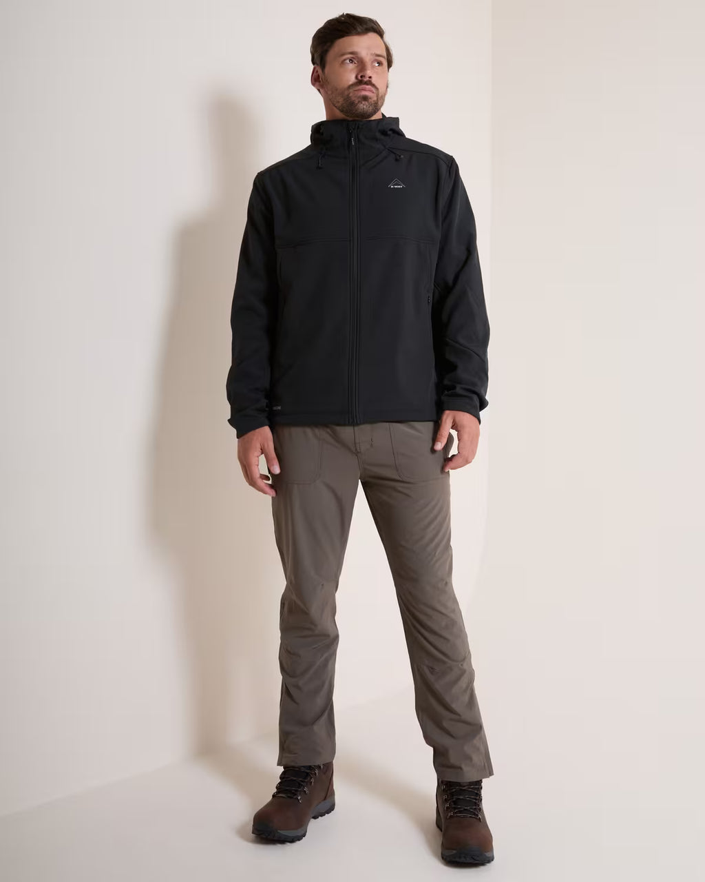 K-WAY Men's Aiden 2-Ply Softshell Jacket