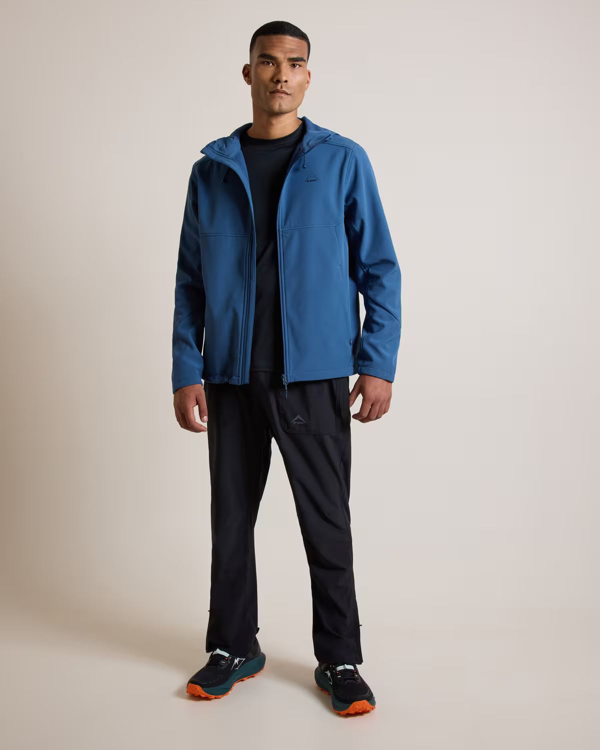 K-WAY Men's Aiden 2-Ply Softshell Jacket
