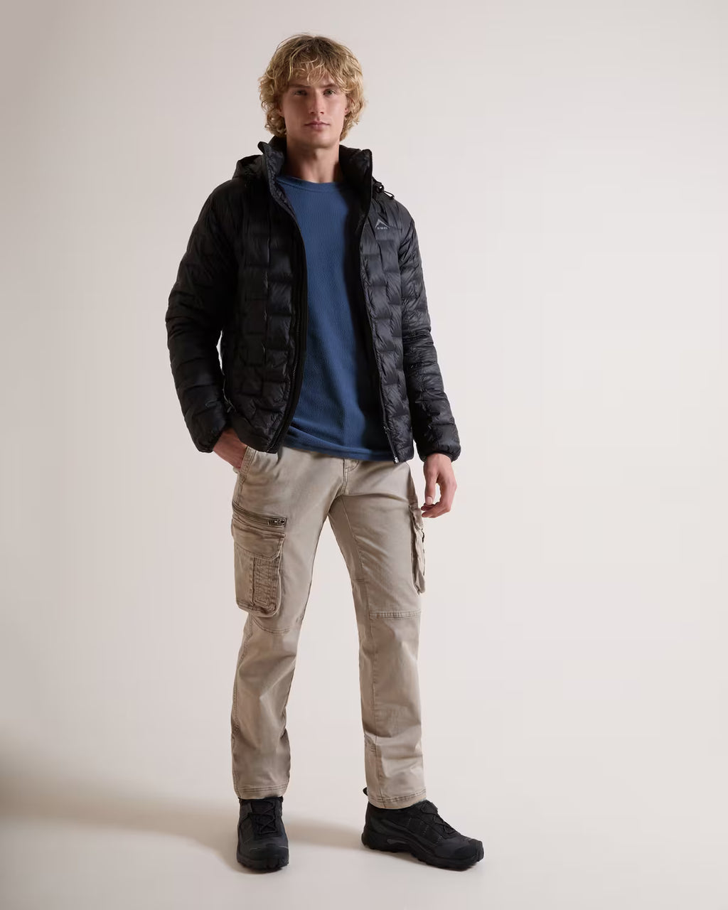 K-WAY Men's Lando Hooded Down Jacket