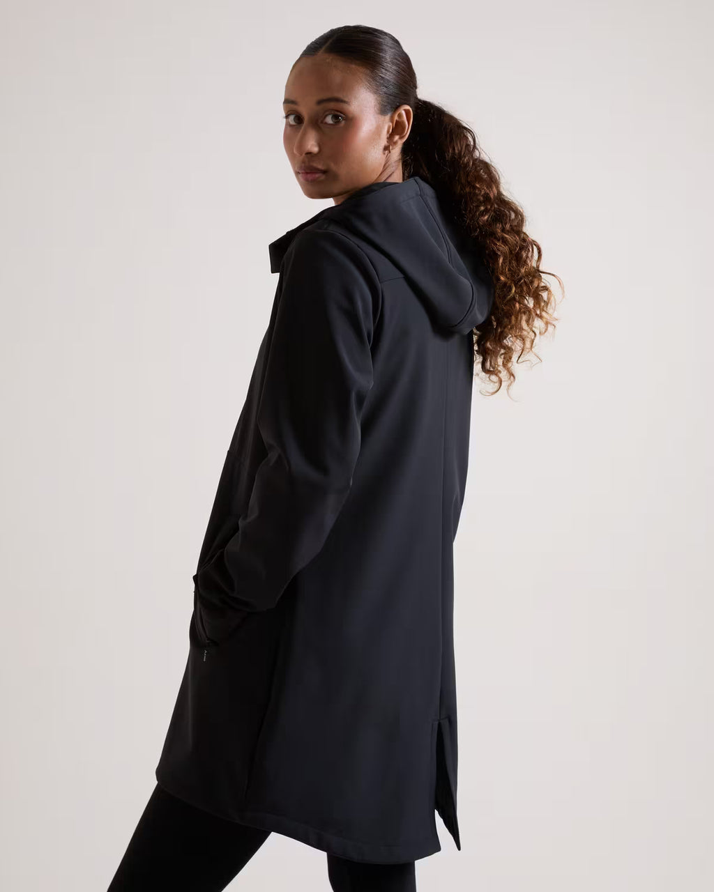 K-WAY Women's Squall Softshell Knee-Length Jacket