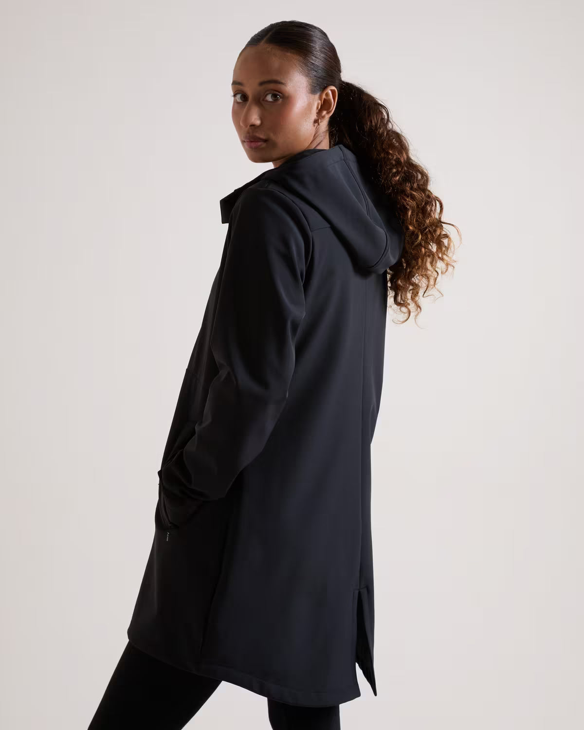 K-WAY Women's Squall Softshell Knee-Length Jacket