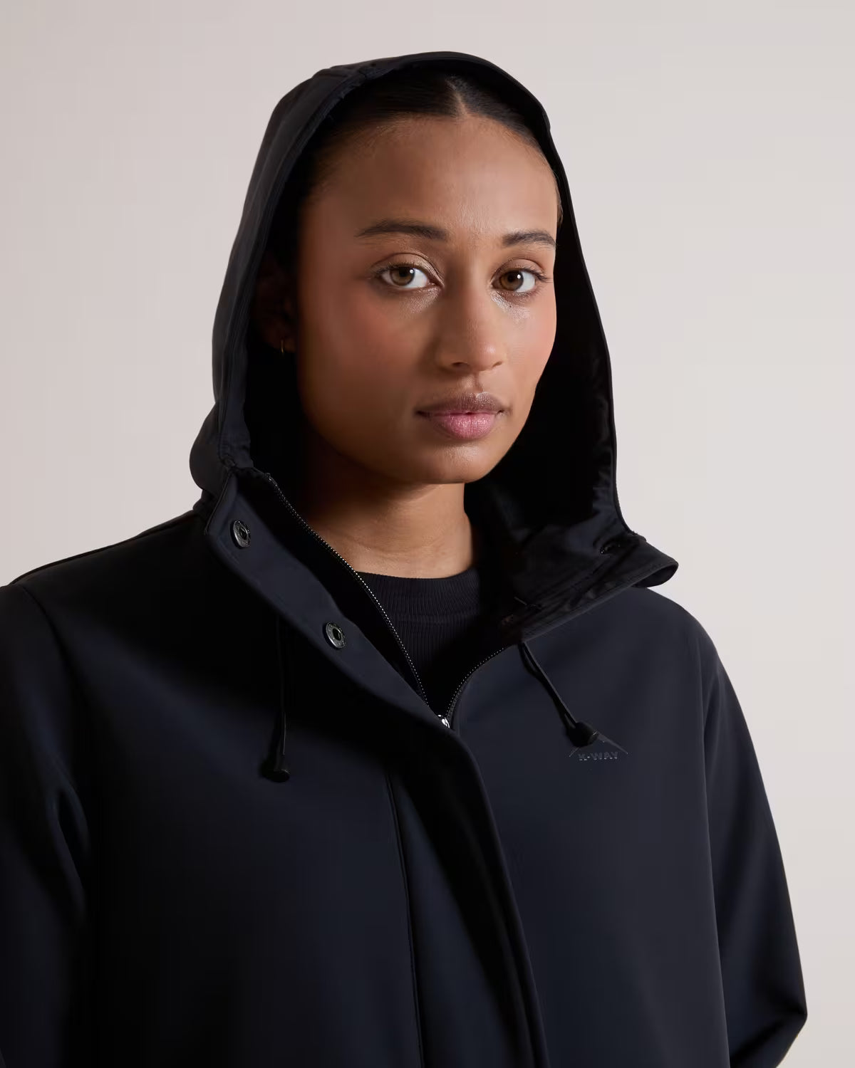 K-WAY Women's Squall Softshell Knee-Length Jacket