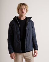 K-WAY Men's Boulder Hooded Puffer Jacket