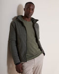 K-WAY Men's Boulder Hooded Puffer Jacket