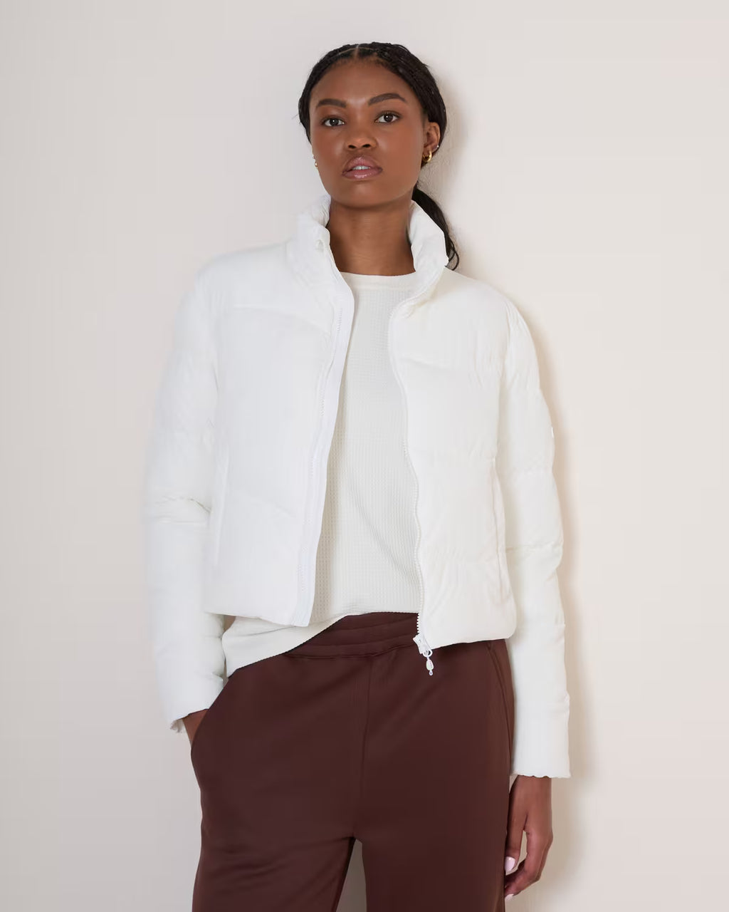 K-WAY Women's Jordaan Cropped Puffer Jacket