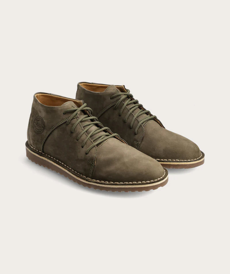 FOM x Kolisi Standard Zwide Men's Vellies - Dark Olive