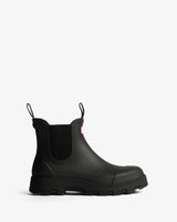 Hunter Unisex black elements elastic chelsea boot