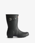 Hunter Women's tartan lining short wellington boot