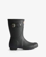 Hunter Women's tartan lining short wellington boot