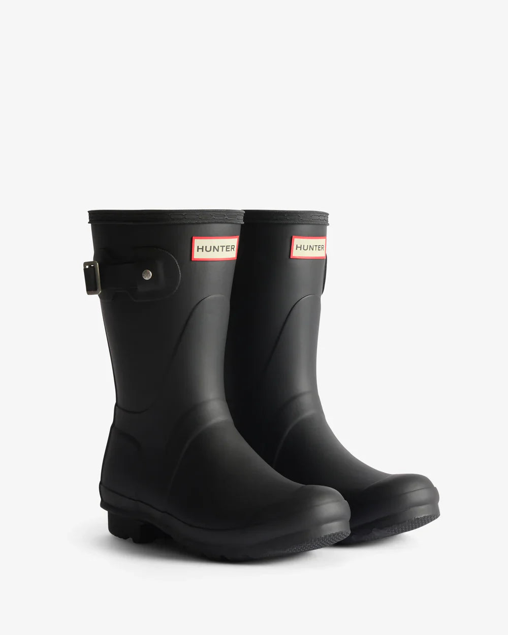Hunter Women's tartan lining short wellington boot