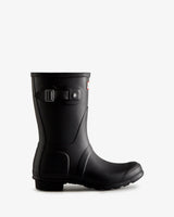 Hunter Women's black original short wellington boot