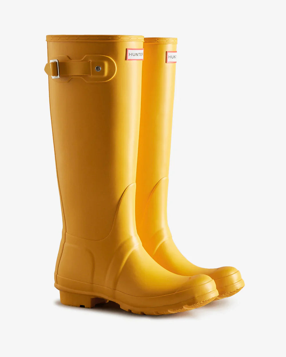 Hunter Women's yellow original tall wellington boot