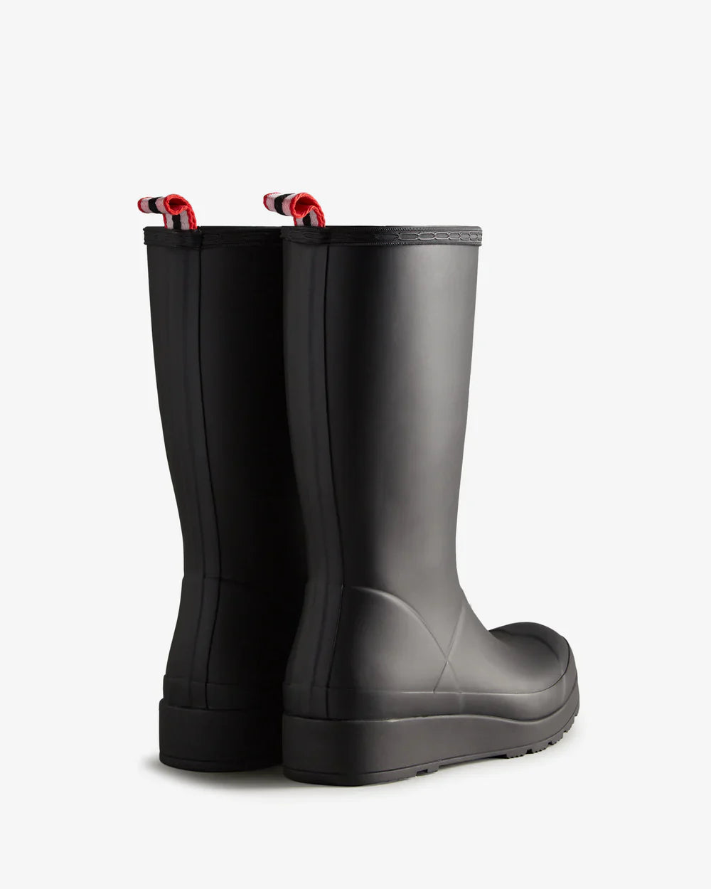 Hunter Women's black play tall wellington boot
