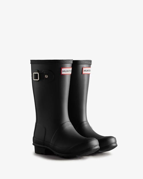 Hunter Original big kids (5-11 years) black wellington boot