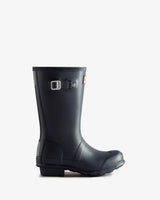 Hunter Original big kids (5-11 years) navy wellington boot