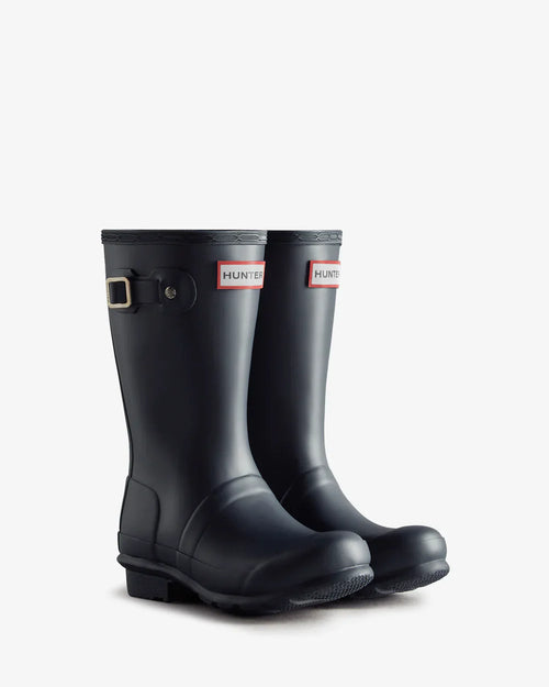 Hunter Original big kids (5-11 years) navy wellington boot