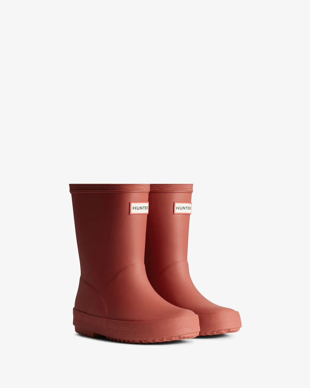 Hunter Original kids first (18 months-8 years) military red wellington boot