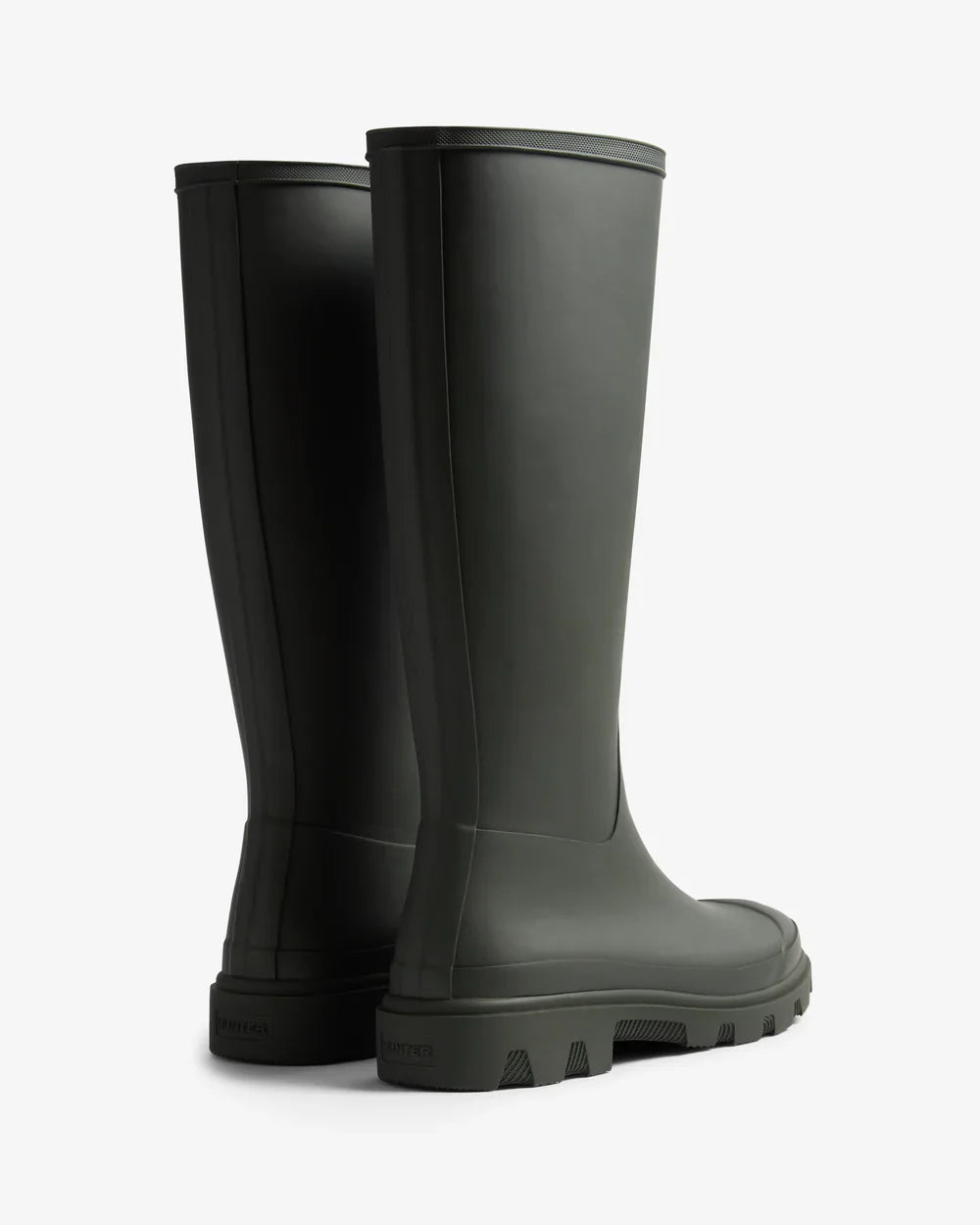 Hunter Unisex dark olive downpour tall wellington boot