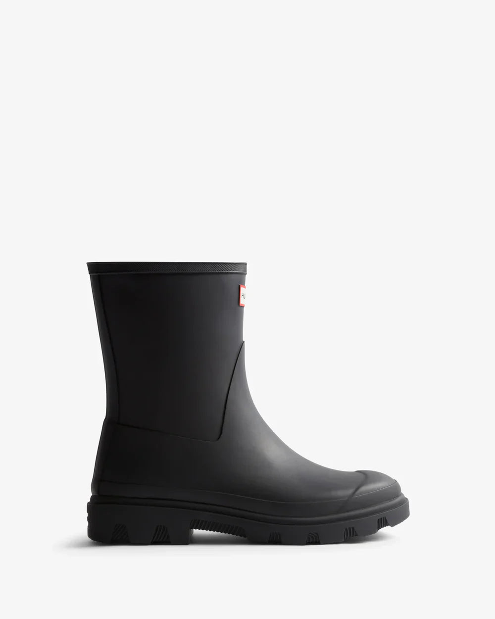 Hunter Unisex black downpour short wellington boot